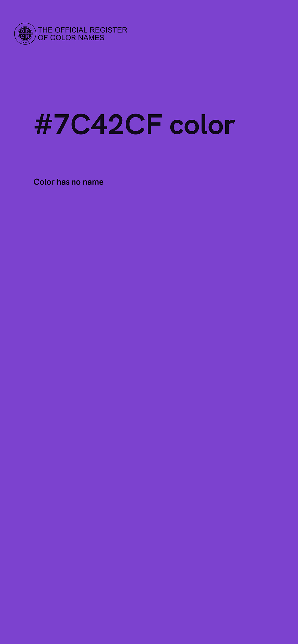 #7C42CF color image