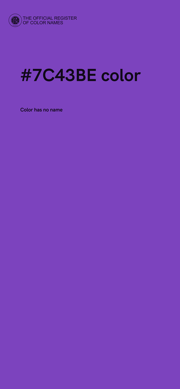 #7C43BE color image