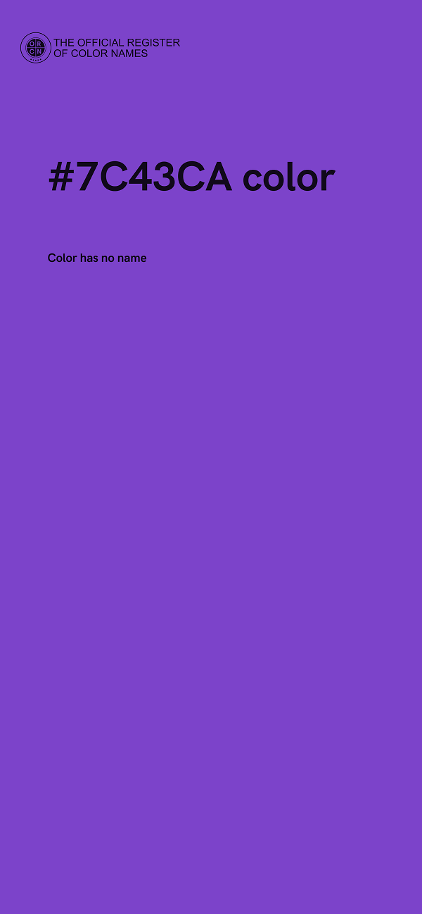 #7C43CA color image