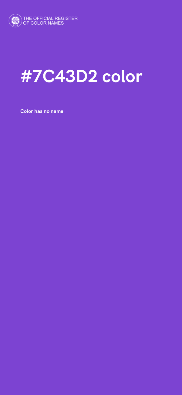#7C43D2 color image