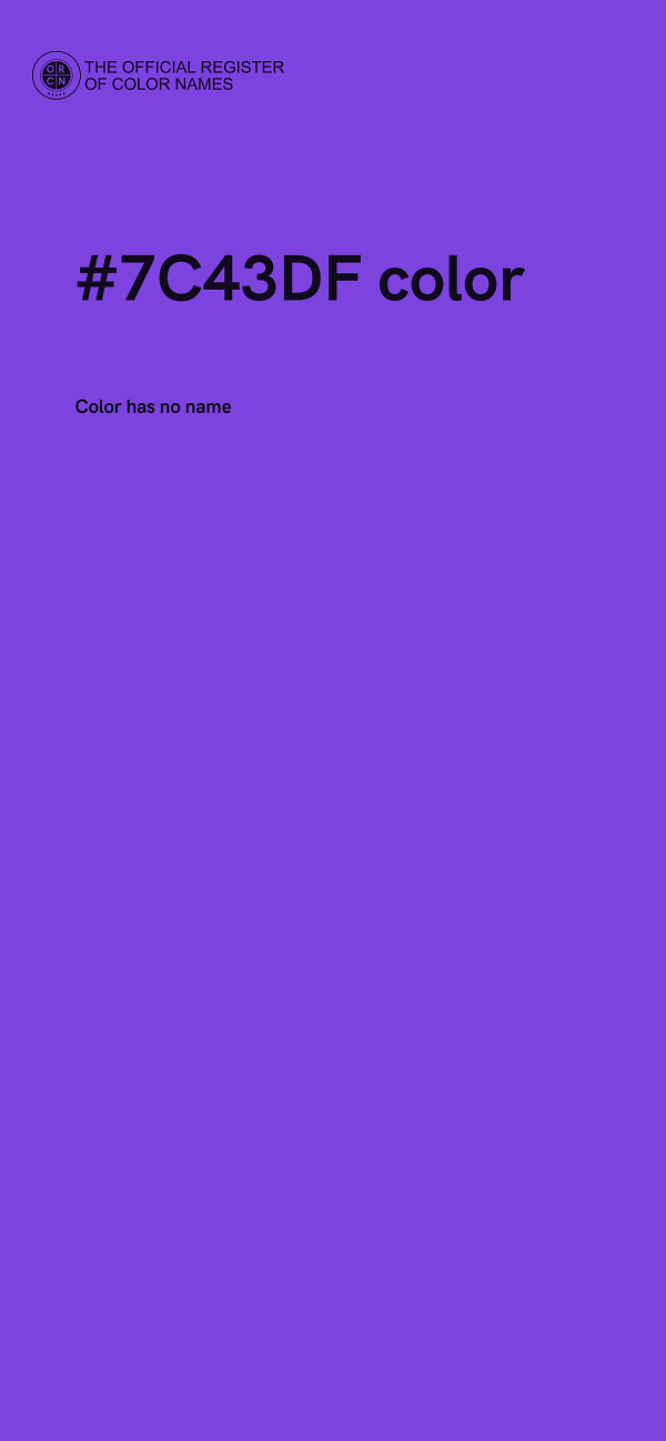 #7C43DF color image