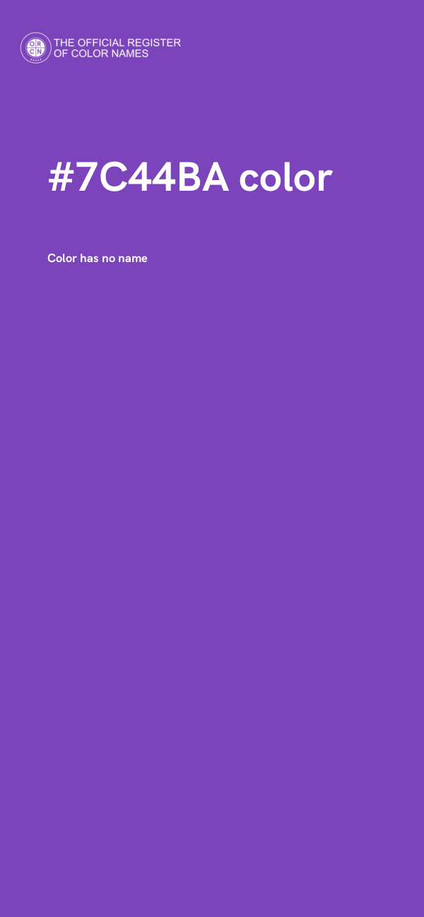 #7C44BA color image