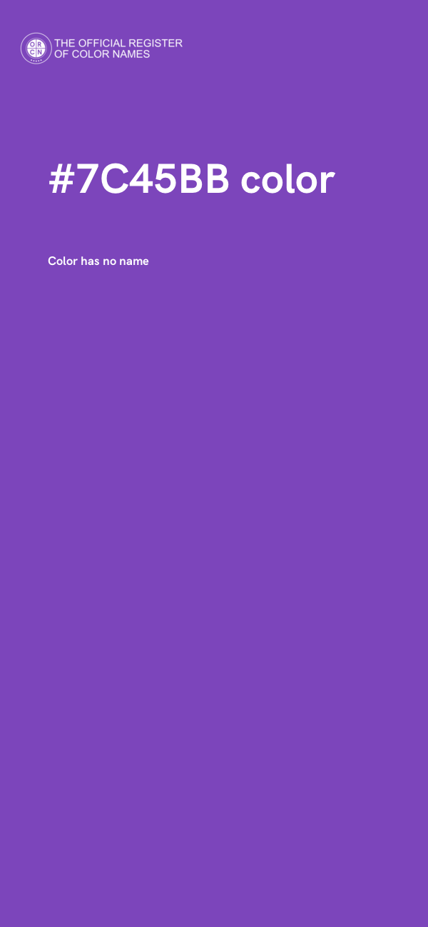 #7C45BB color image