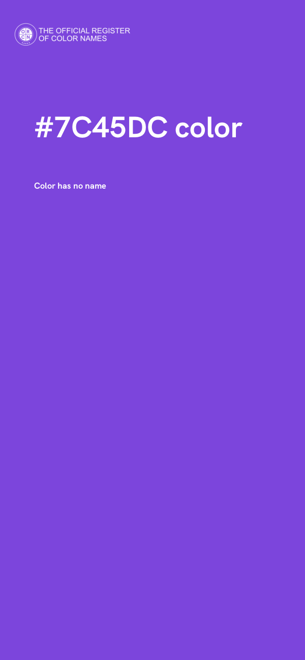 #7C45DC color image