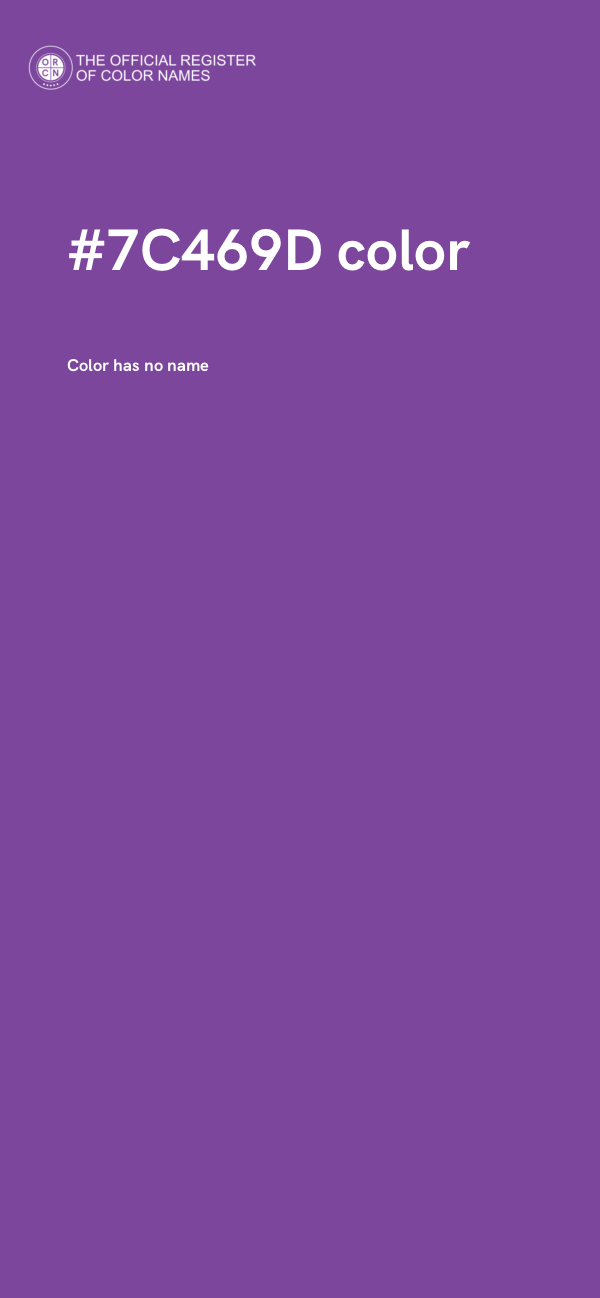 #7C469D color image