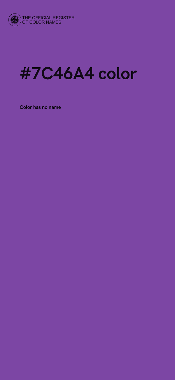 #7C46A4 color image