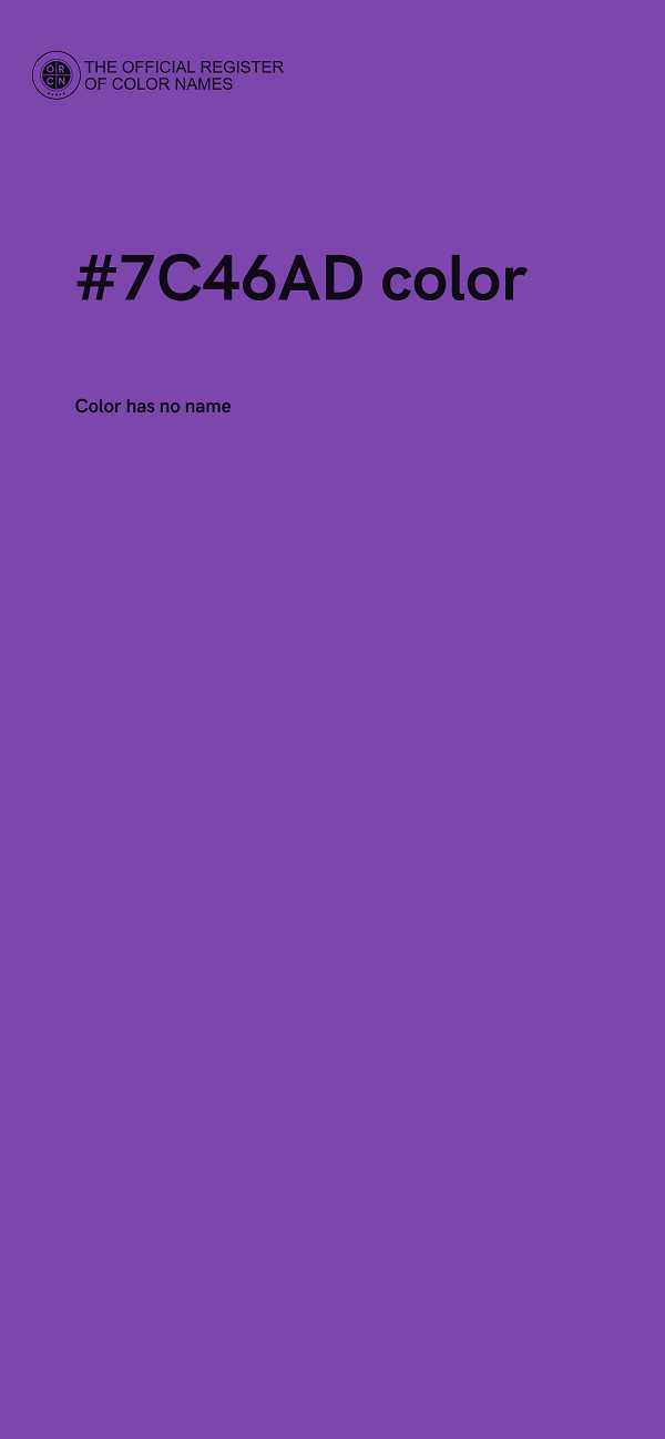 #7C46AD color image