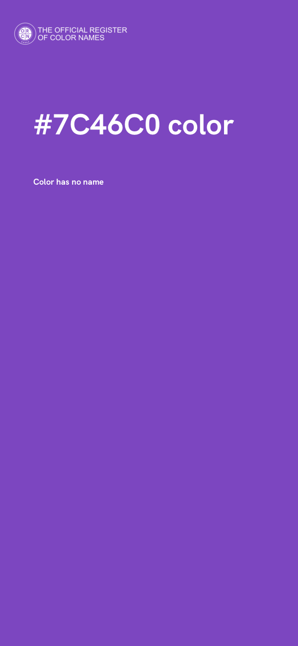 #7C46C0 color image