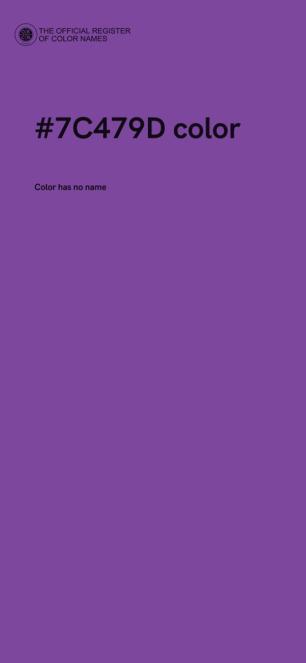 #7C479D color image