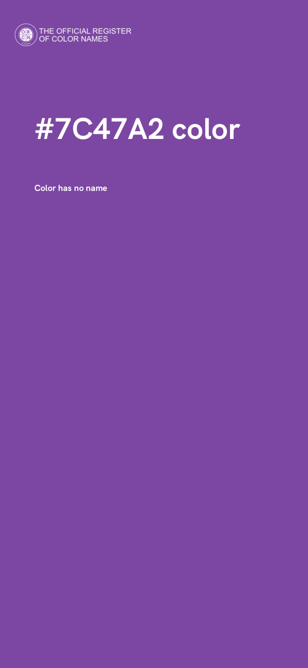 #7C47A2 color image