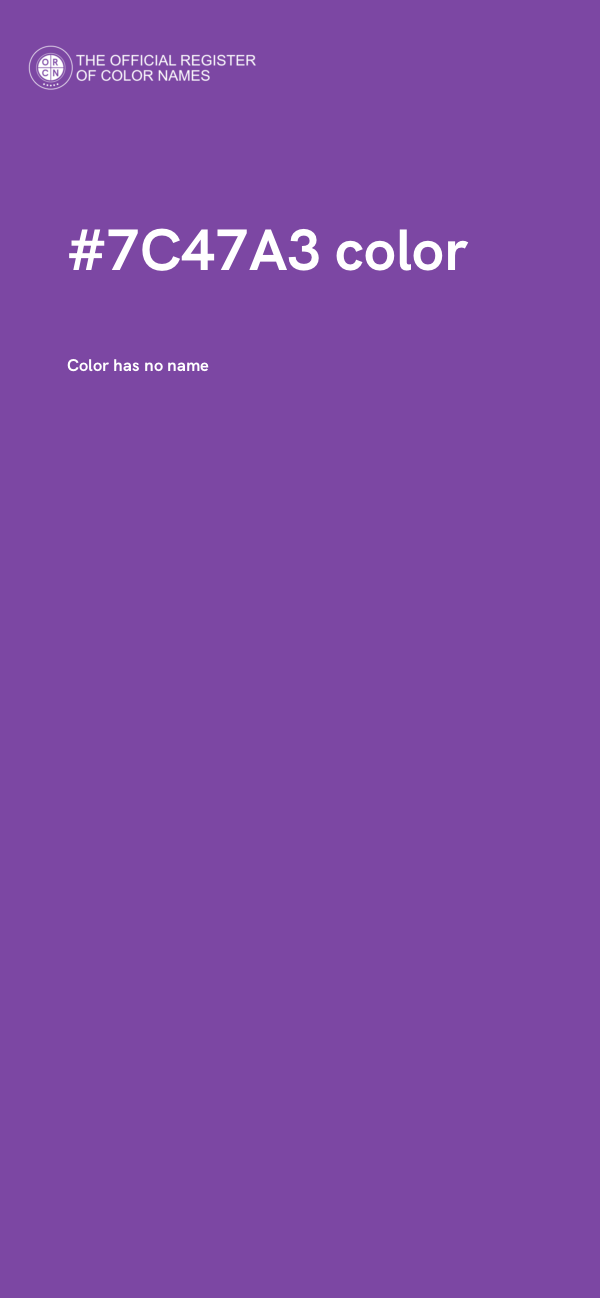 #7C47A3 color image