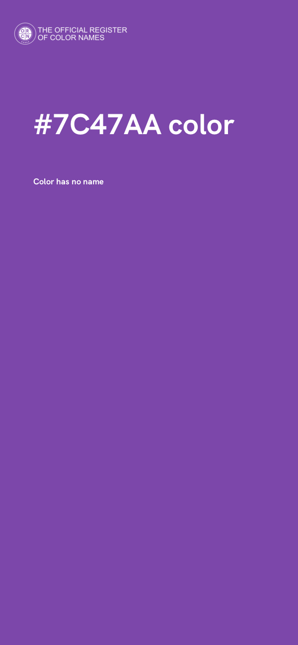 #7C47AA color image