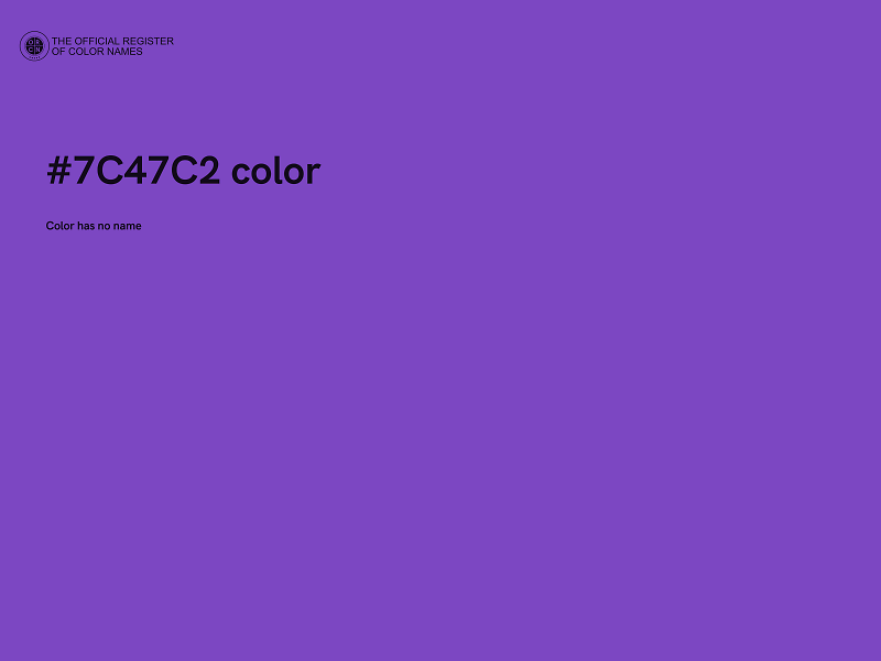 #7C47C2 color image