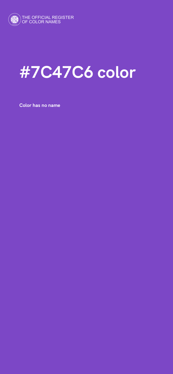 #7C47C6 color image