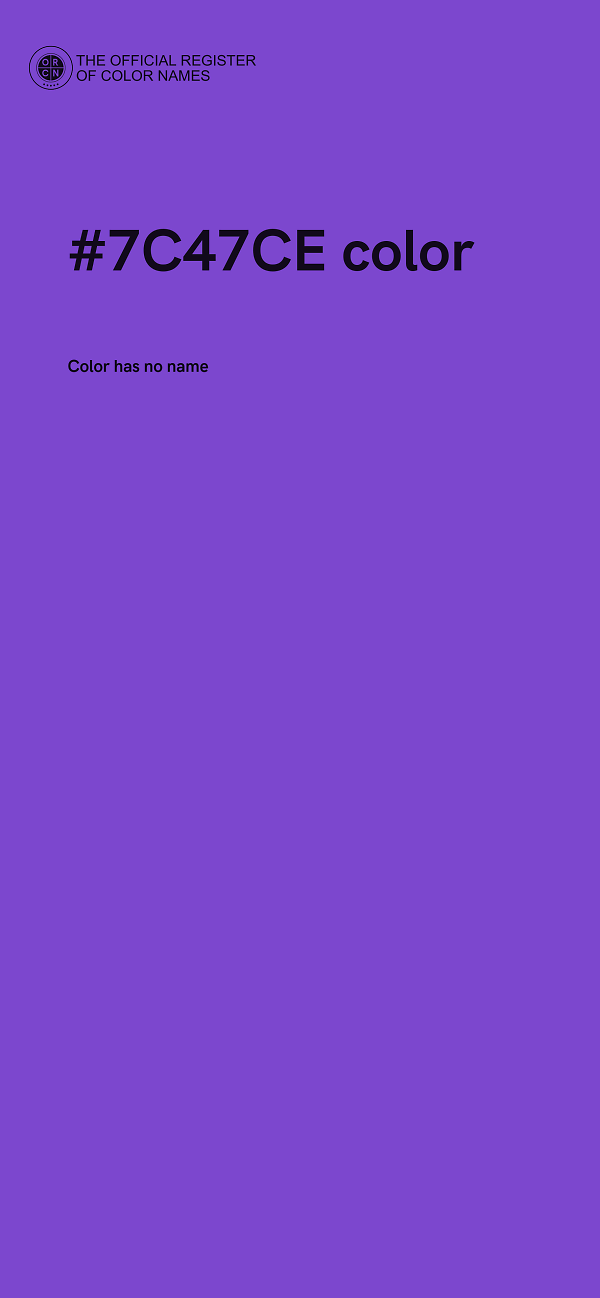 #7C47CE color image