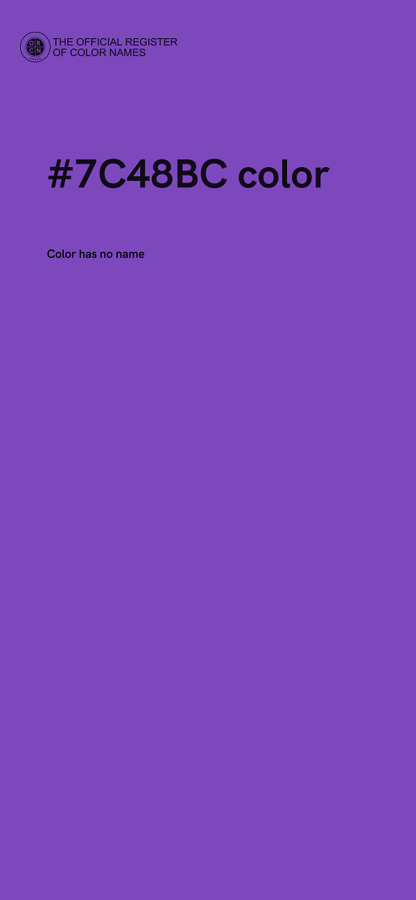 #7C48BC color image