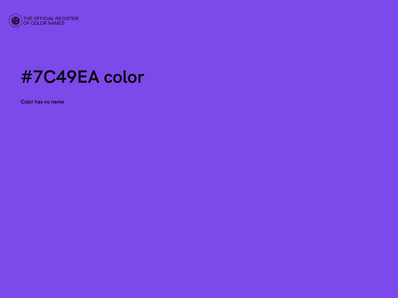 #7C49EA color image