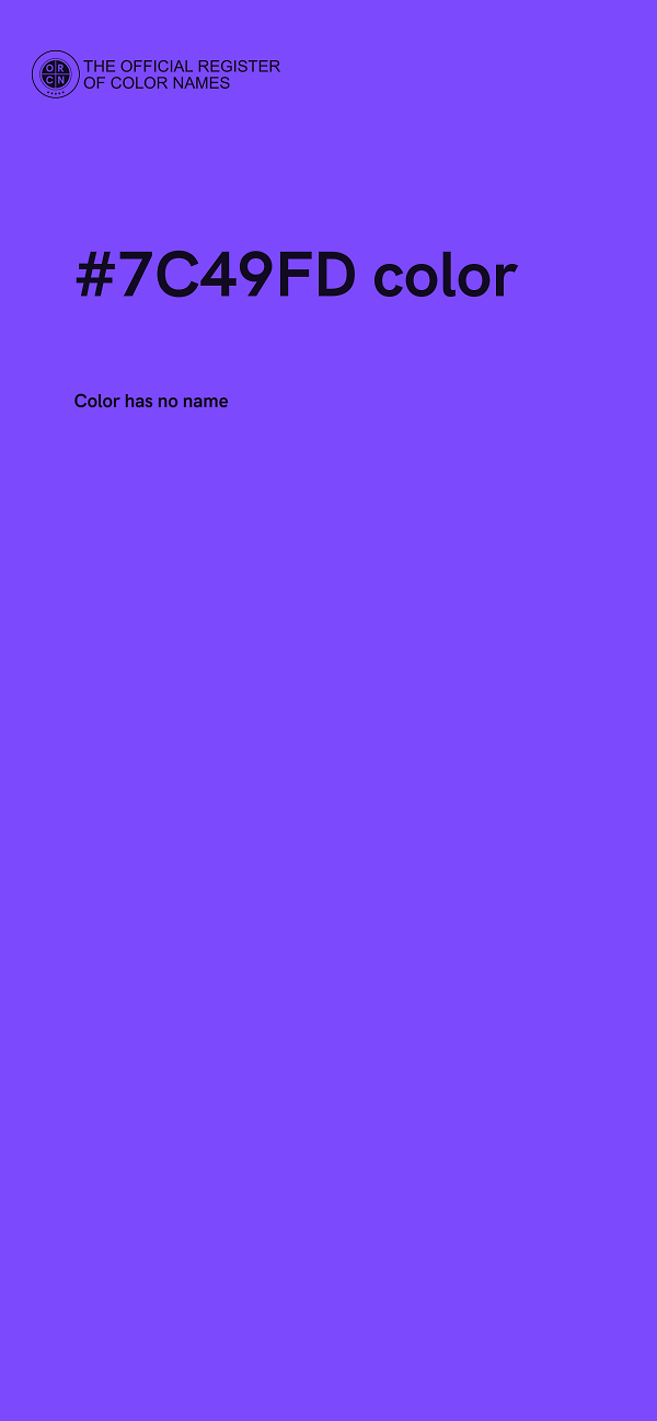 #7C49FD color image