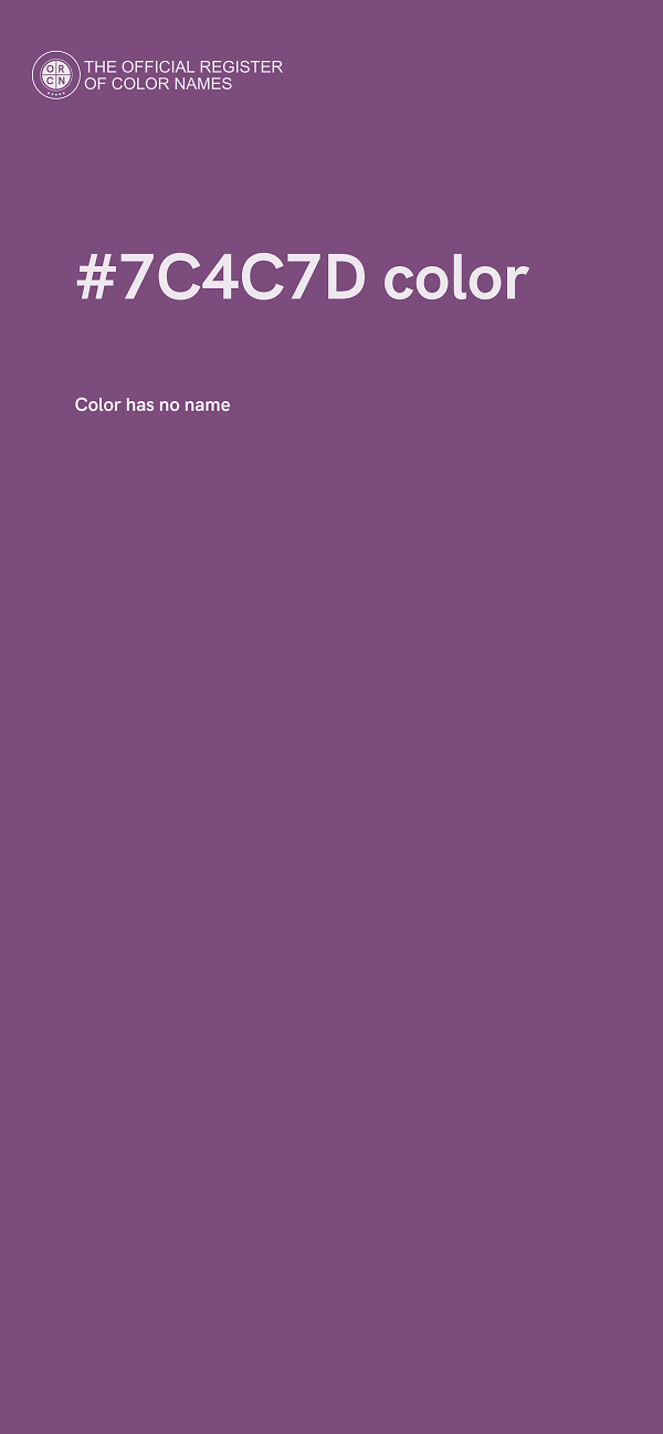 #7C4C7D color image