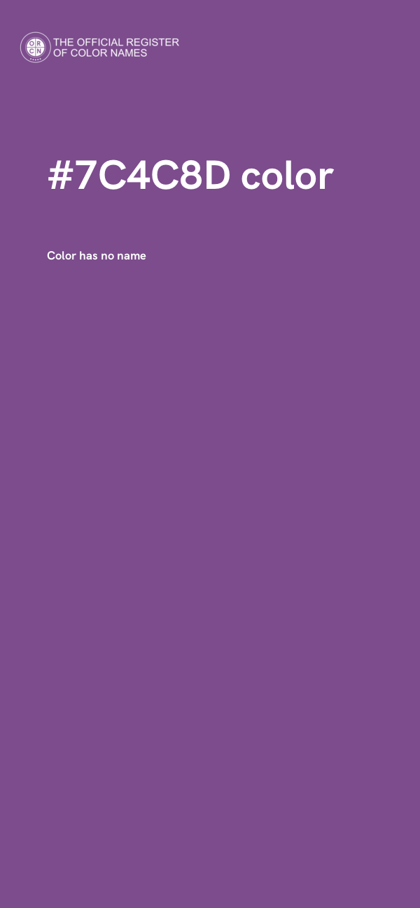 #7C4C8D color image