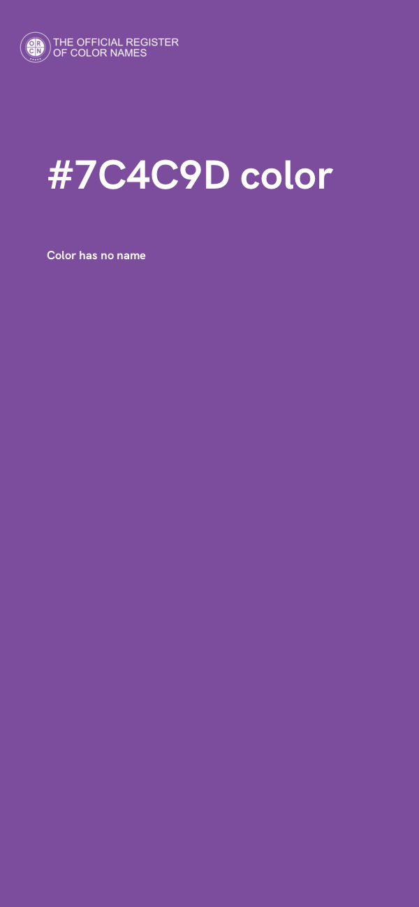 #7C4C9D color image