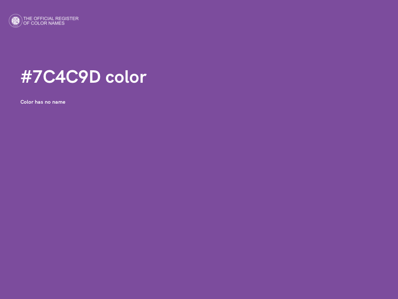 #7C4C9D color image