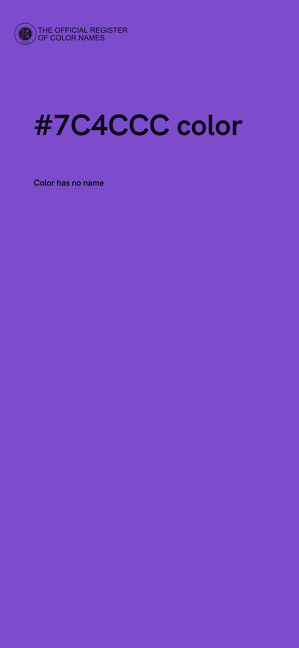 #7C4CCC color image