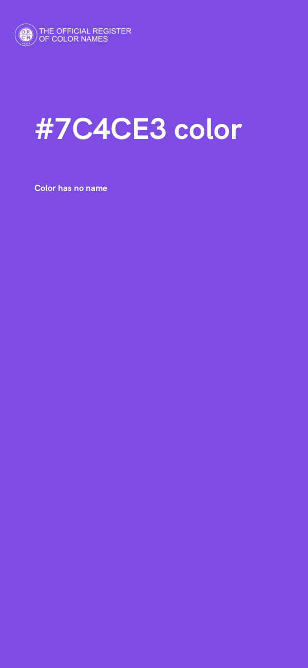#7C4CE3 color image