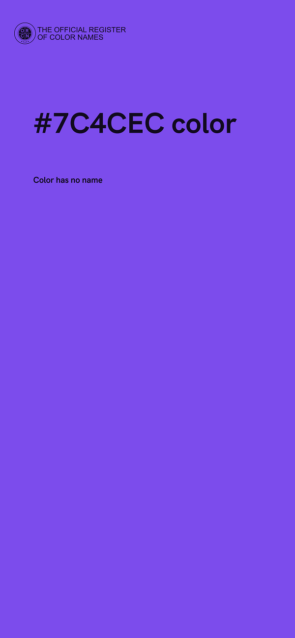 #7C4CEC color image