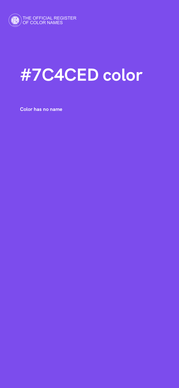 #7C4CED color image