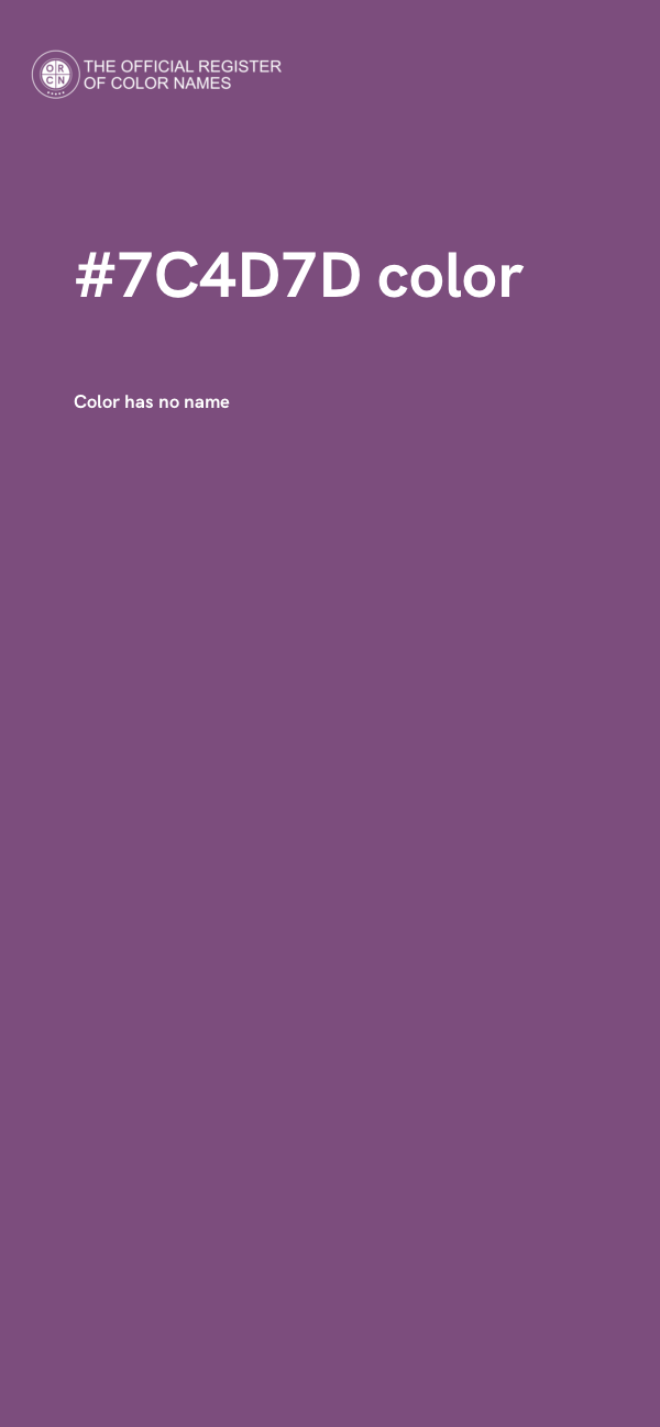#7C4D7D color image