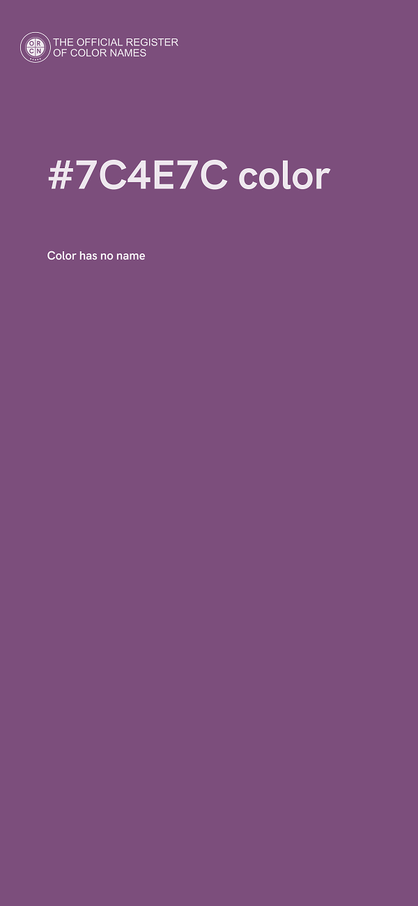 #7C4E7C color image
