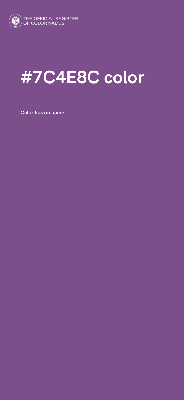#7C4E8C color image