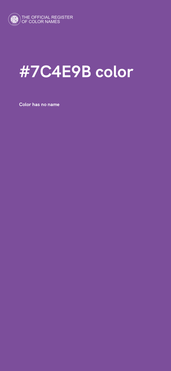#7C4E9B color image