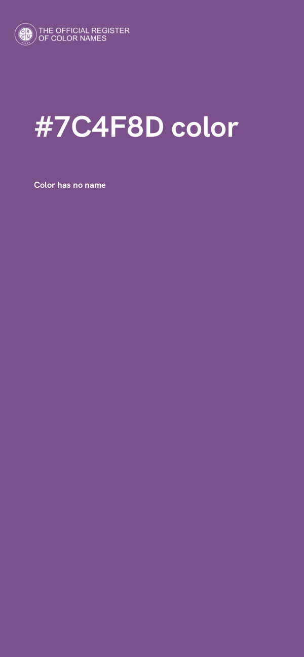 #7C4F8D color image