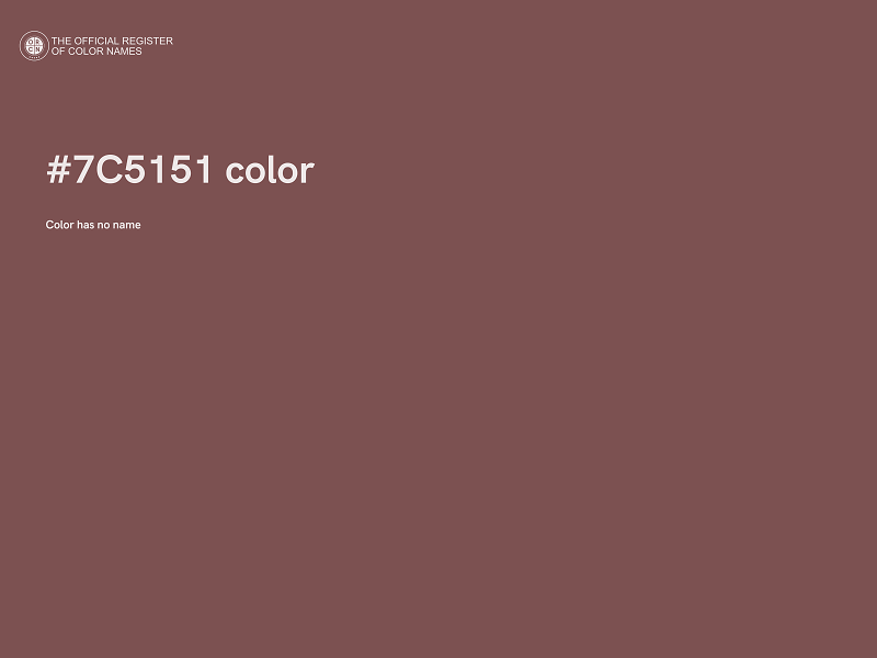 #7C5151 color image