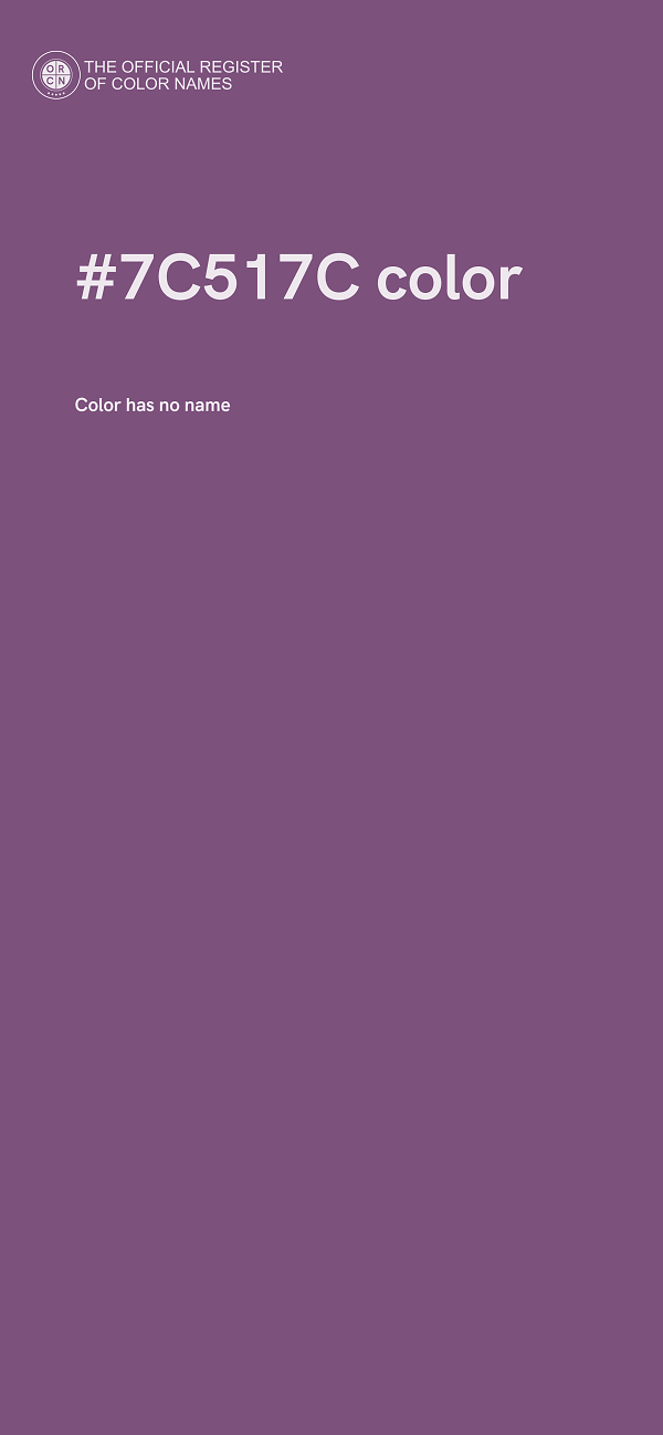 #7C517C color image