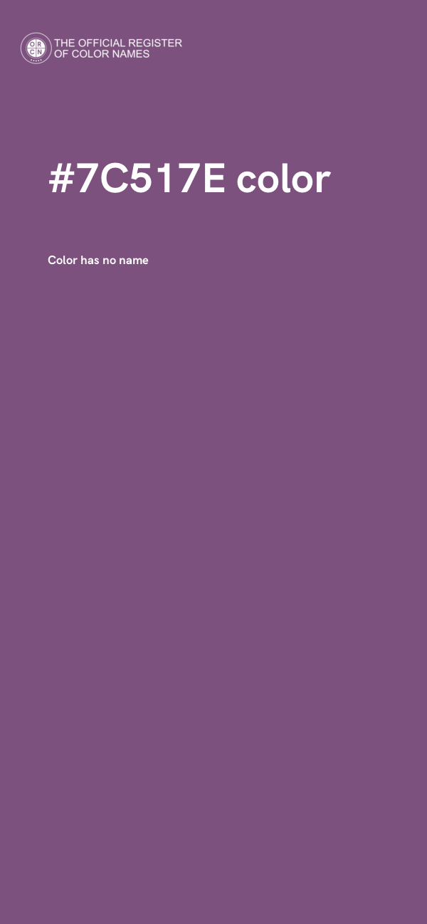 #7C517E color image