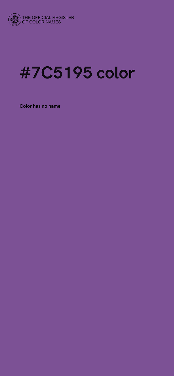 #7C5195 color image