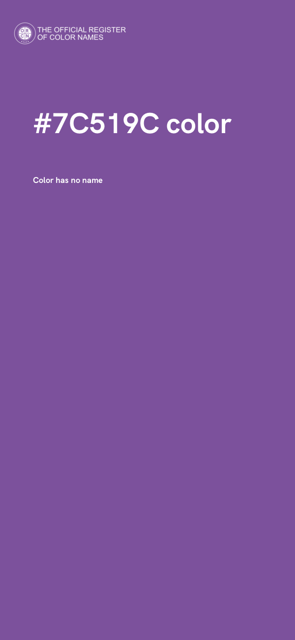 #7C519C color image