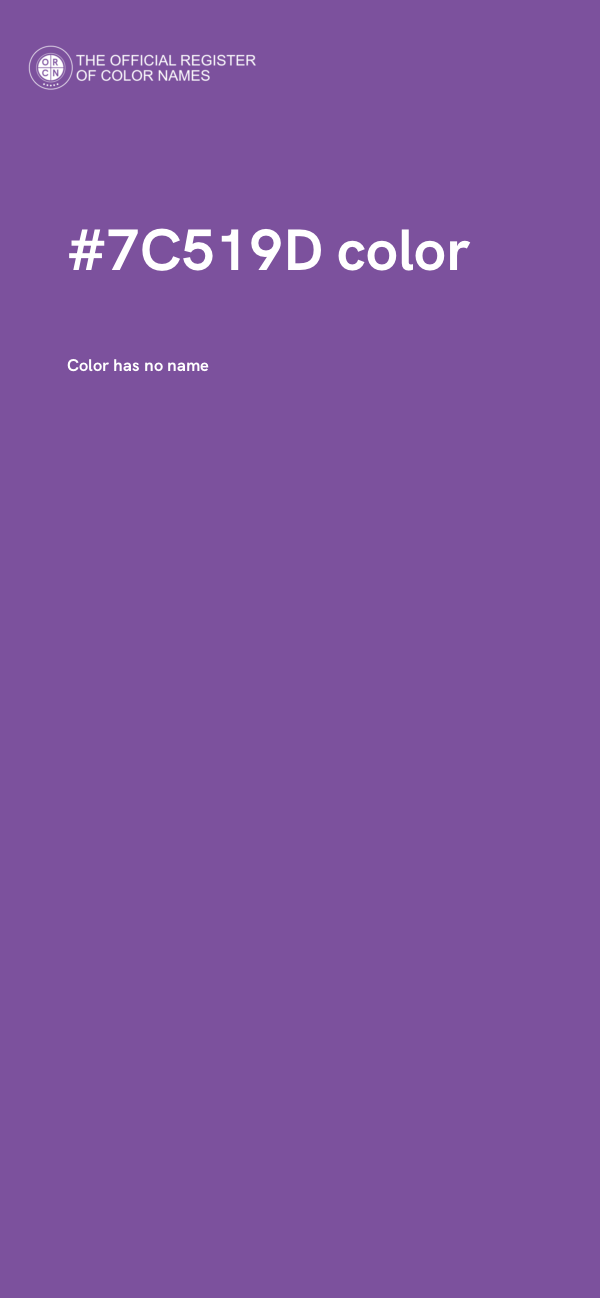 #7C519D color image
