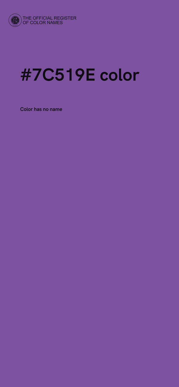 #7C519E color image