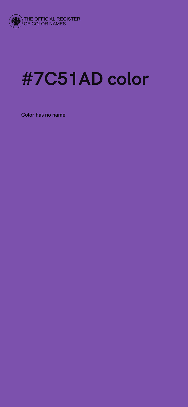 #7C51AD color image