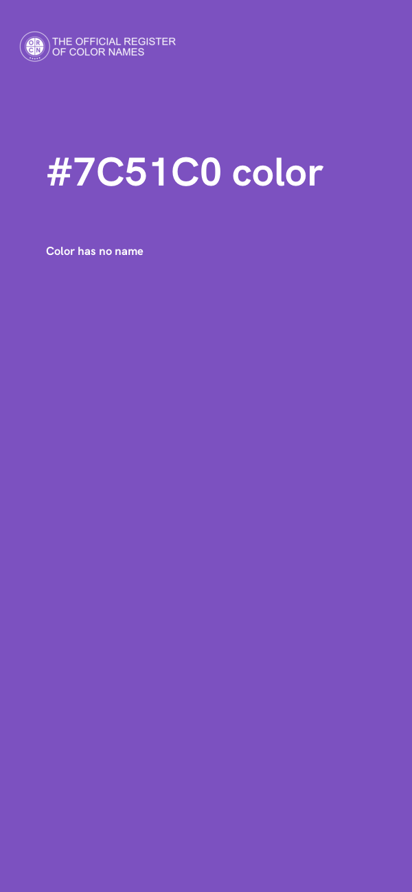 #7C51C0 color image