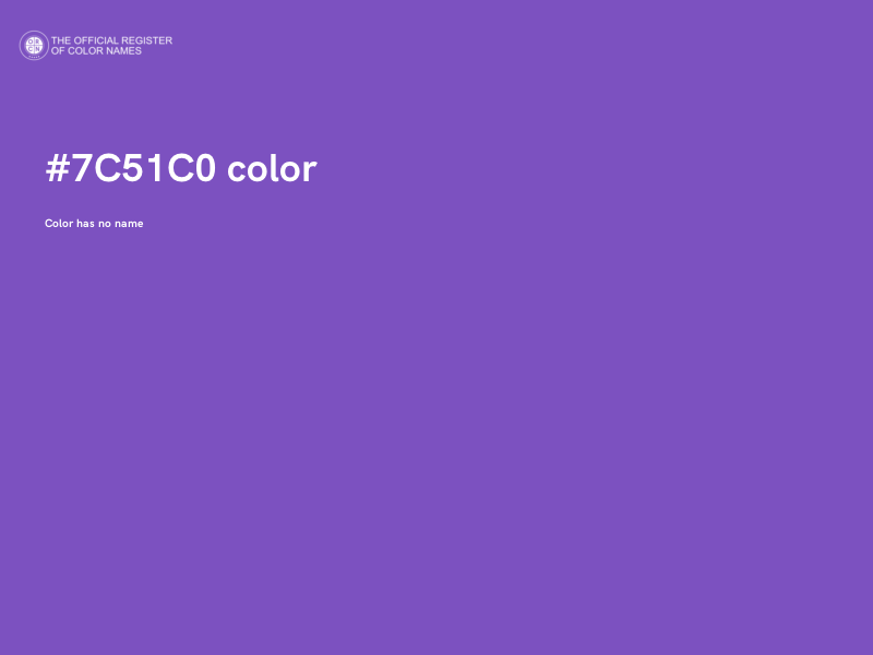 #7C51C0 color image