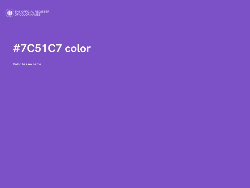 #7C51C7 color image