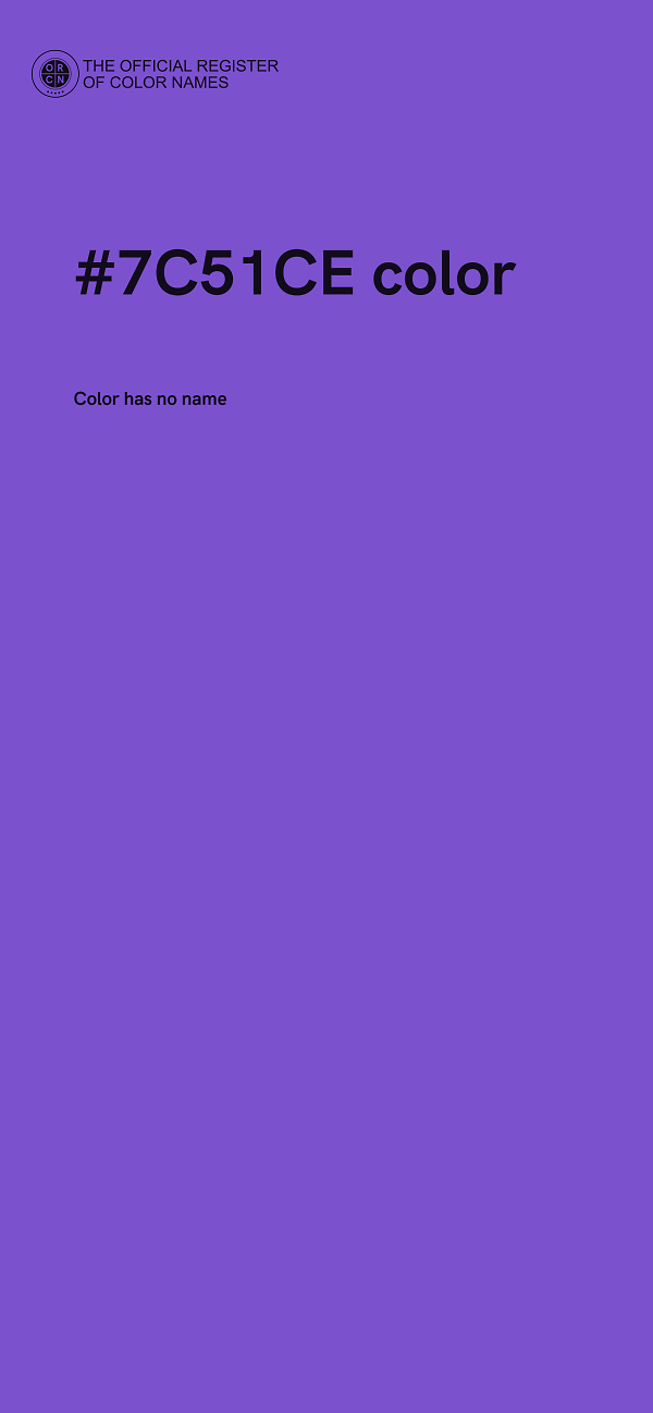 #7C51CE color image