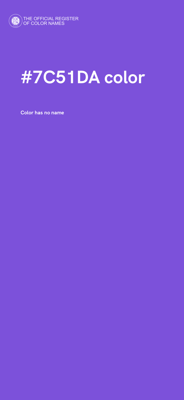 #7C51DA color image