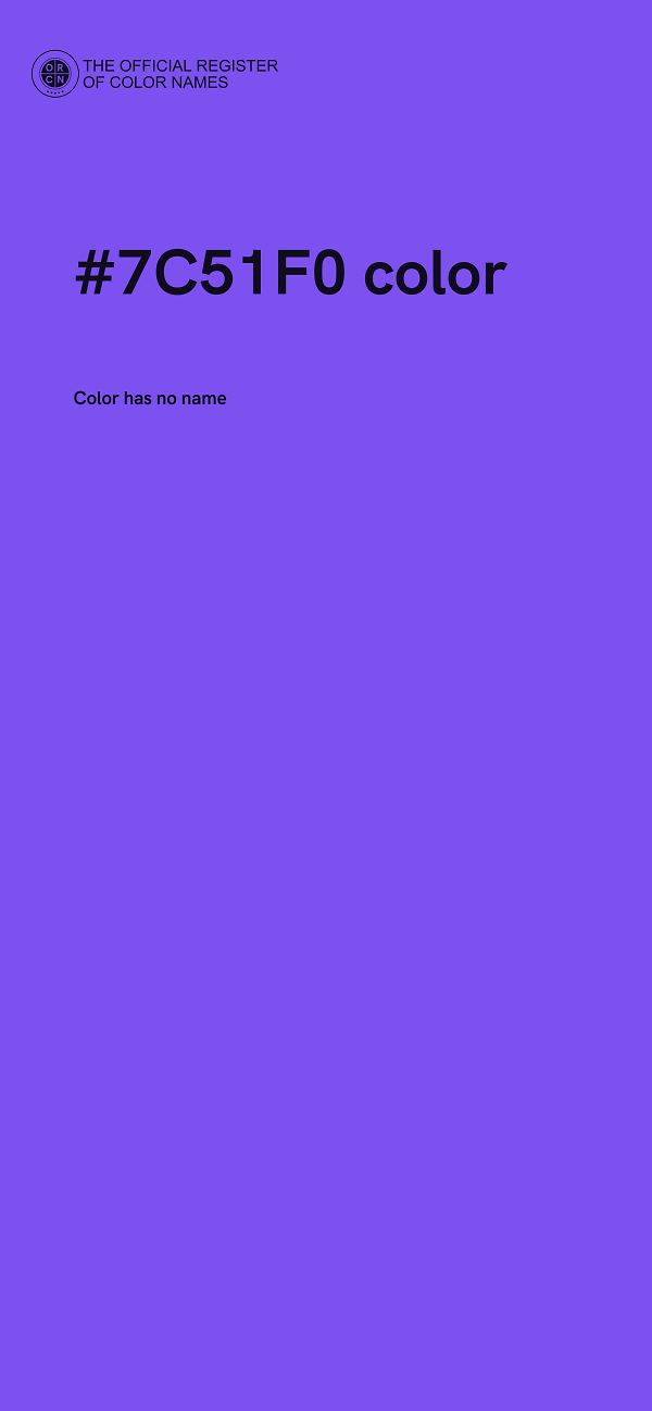 #7C51F0 color image