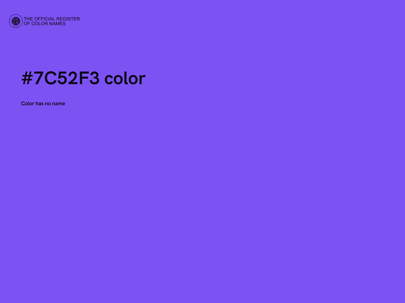 #7C52F3 color image